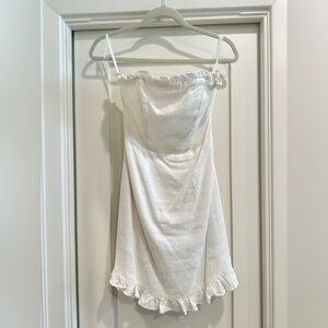 Princess Polly Strapless White Dress
